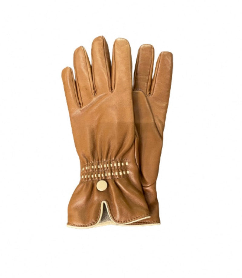 Mit Kaschmir gefütterte Lederhandschuhe für Damen mit kontrastierenden Details-Rosario 3