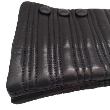 Mit Kaschmir gefütterte Lederhandschuhe für Damen mit Armband-Detail-Marianne