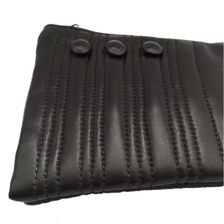 Mit Kaschmir gefütterte Lederhandschuhe für Damen mit Armband-Detail-Marianne