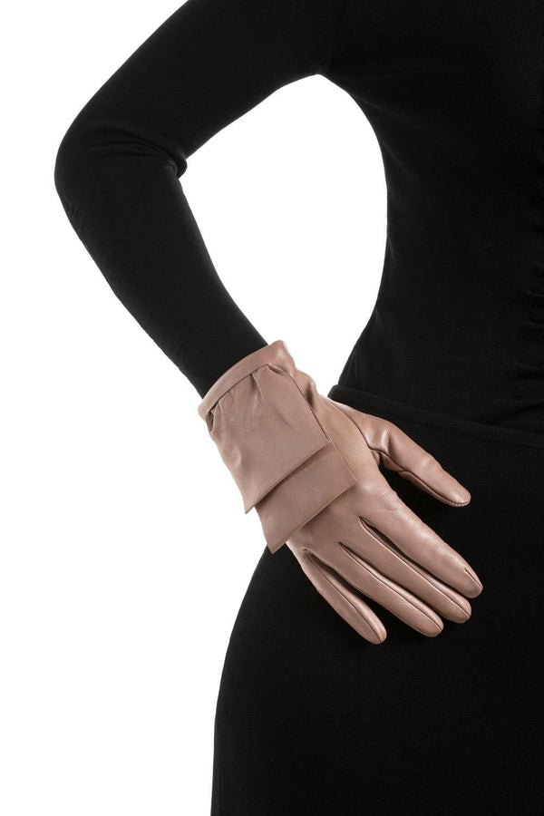 Damen-Lederhandschuhe mit Seidenfutter-Alabama 2