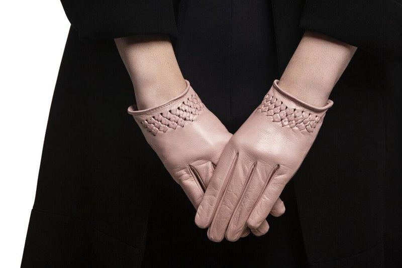 Klassische ungefütterte Lederhandschuhe für Damen-Raphaelle