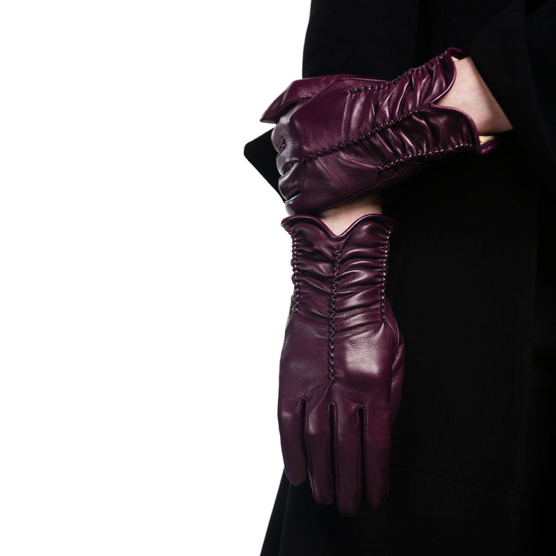 Damenhandschuhe aus Lammleder mit Seidenfutter-Renee
