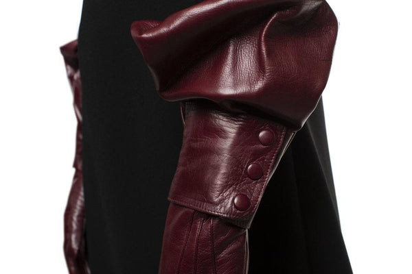 Klassische lange Lederhandschuhe für Damen – Belle Gauntlet
