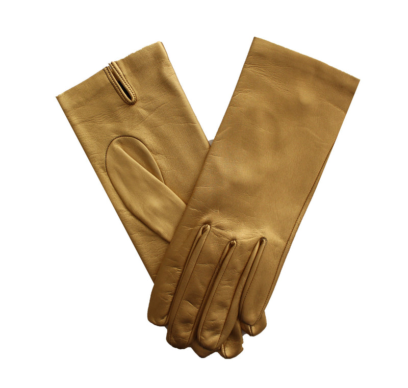 Damen-Lederhandschuhe mit Seidenfutter-Elisa