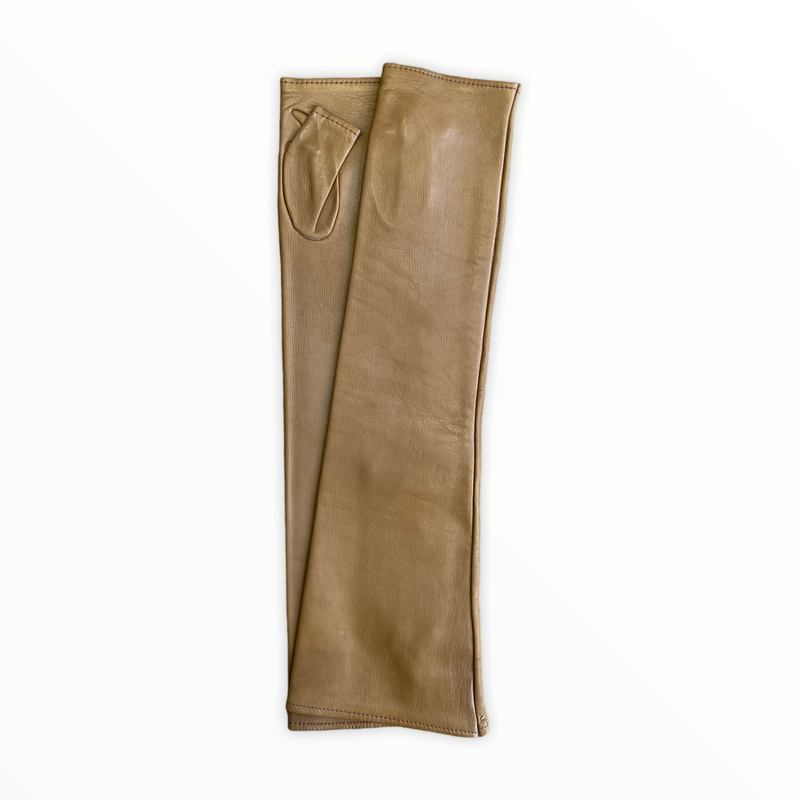 Opera Fingerlose Lederhandschuhe für Damen-Fergie 10BT
