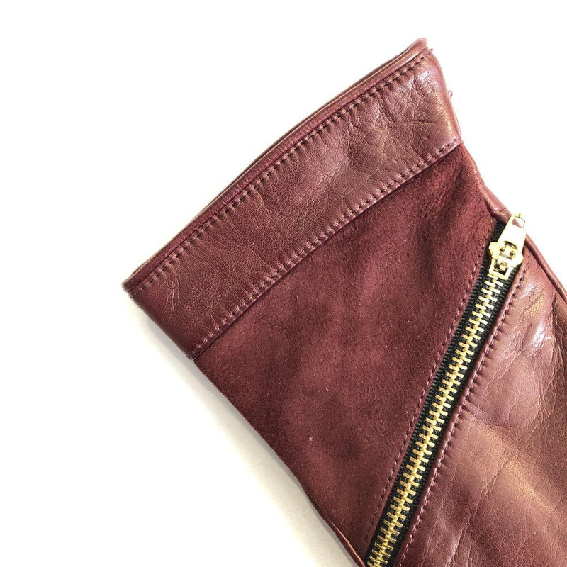 Damen-Swatch-Lederhandschuhe aus Wildleder mit Kaschmirfutter-Jacqueline 2