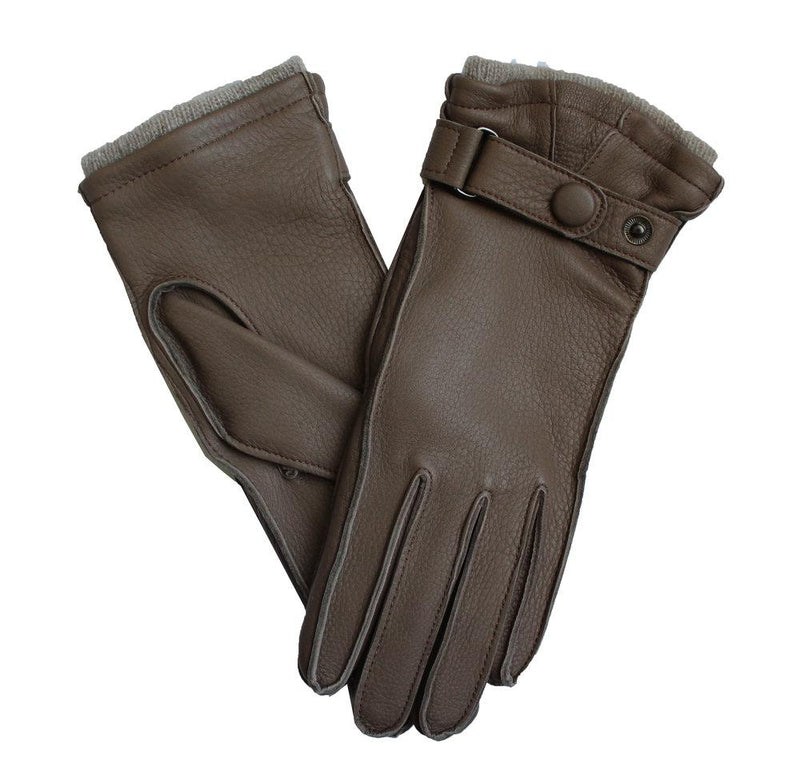 Mit Kaschmir gefütterte Hirschlederhandschuhe für Damen-Robin 2