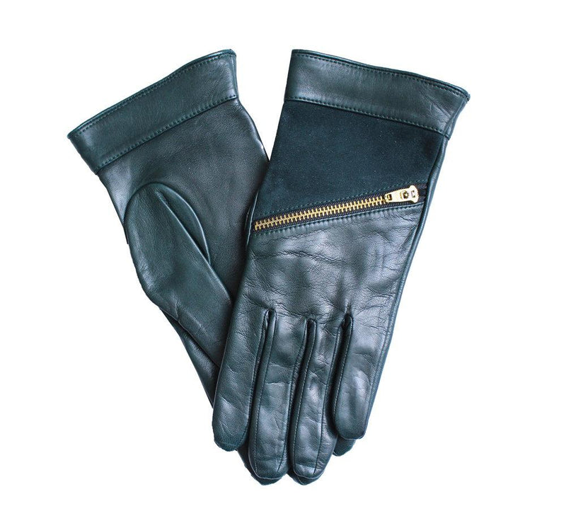 Damen-Swatch-Lederhandschuhe aus Wildleder mit Kaschmirfutter-Jacqueline 2