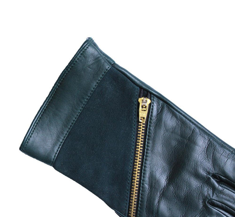 Damen-Swatch-Lederhandschuhe aus Wildleder mit Kaschmirfutter-Jacqueline 2