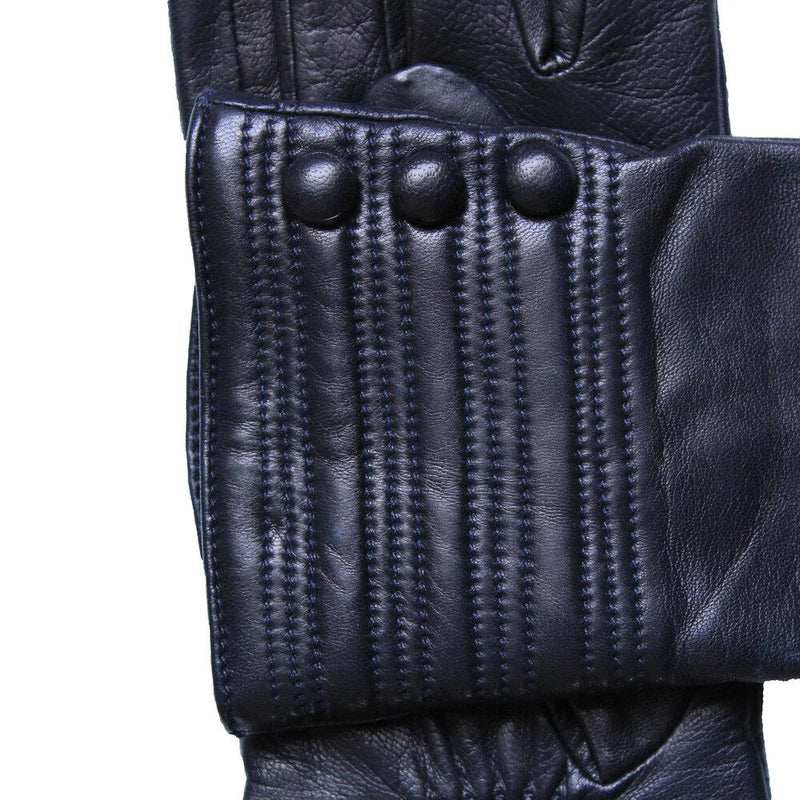 Mit Kaschmir gefütterte Lederhandschuhe für Damen mit Armband-Detail-Marianne
