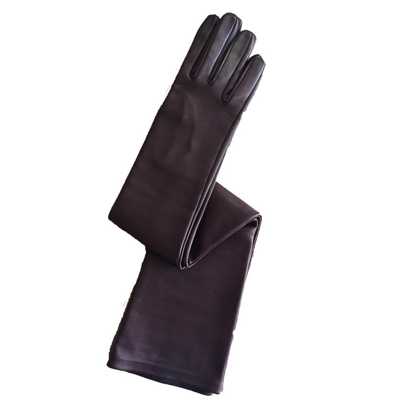 Opera Lange Lederhandschuhe für Damen-Montserrat 16BT