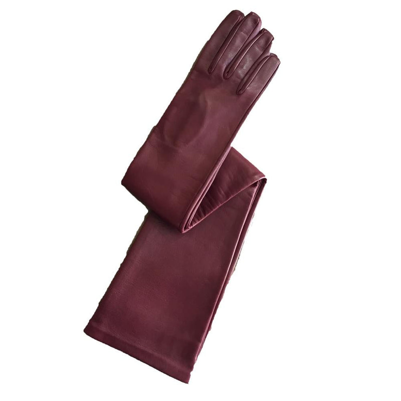 Opera Lange Lederhandschuhe für Damen-Montserrat 16BT