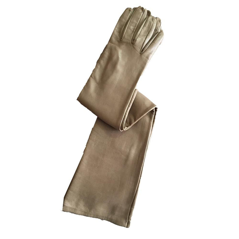 Opera Lange Lederhandschuhe für Damen-Montserrat 16BT