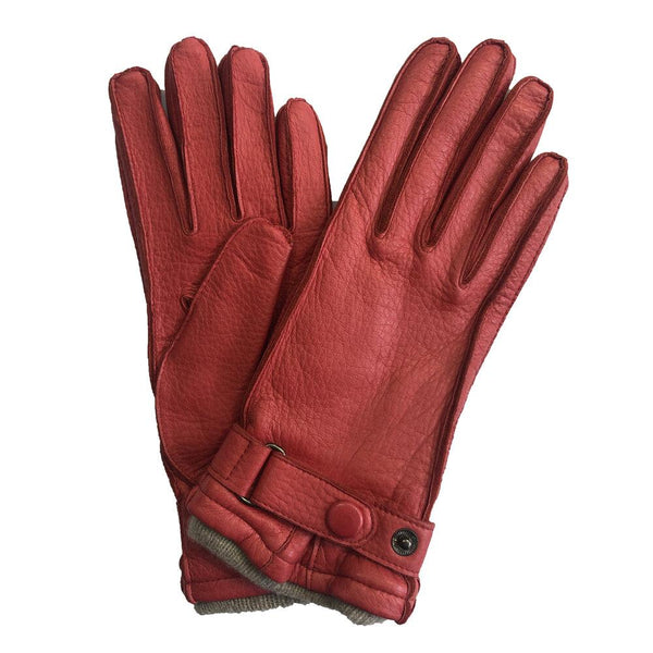 Mit Kaschmir gefütterte Hirschlederhandschuhe für Damen-Robin 2