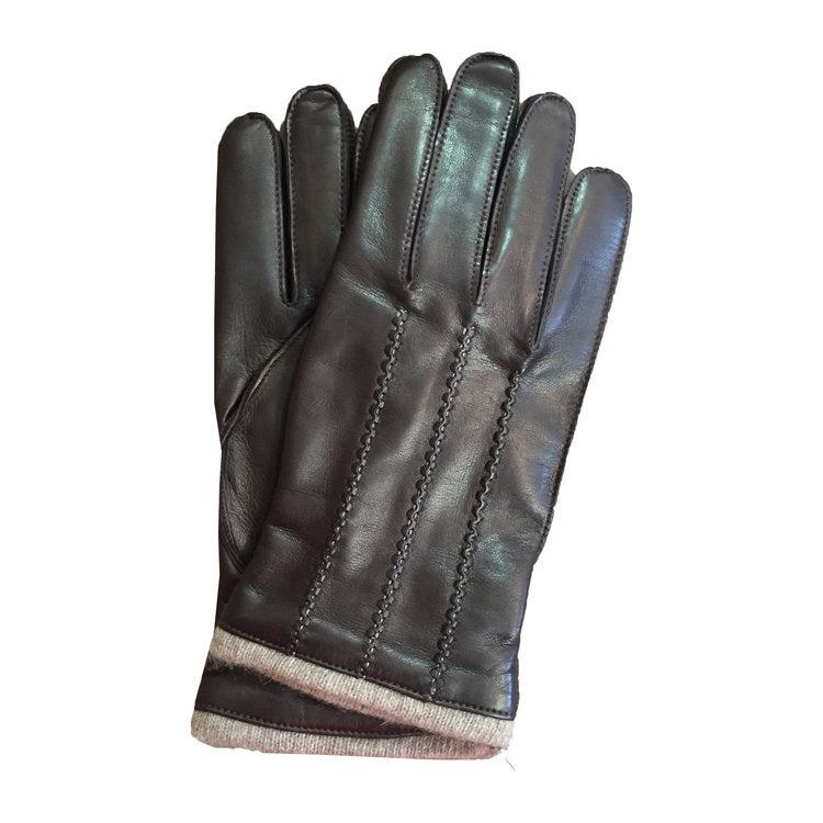 Mit Kaschmir gefütterte Lederhandschuhe für Herren-Dylan