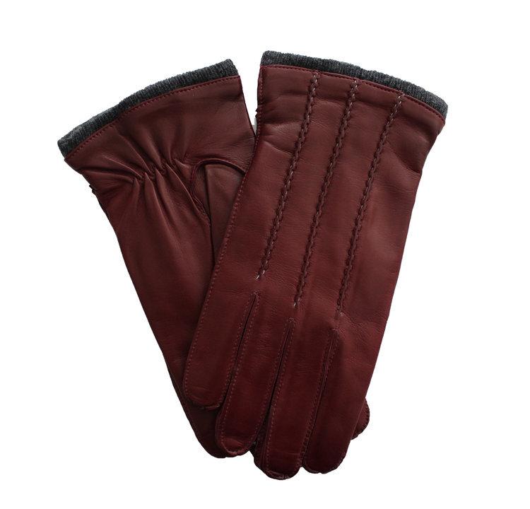 Mit Kaschmir gefütterte Lederhandschuhe für Herren-Dylan