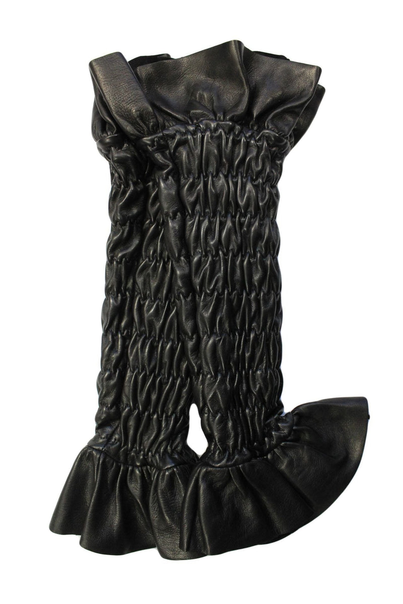 Ausgefallene Lederhandschuhe - Julianne Fergie 10bt