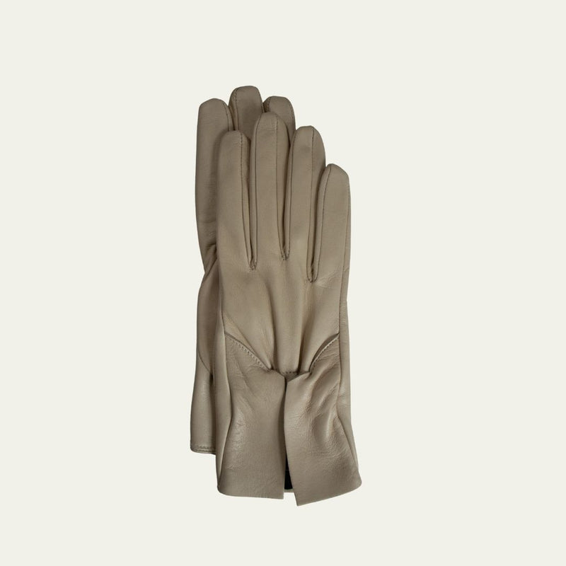 Damen-Lederhandschuhe mit eckiger Manschette.-Marnie
