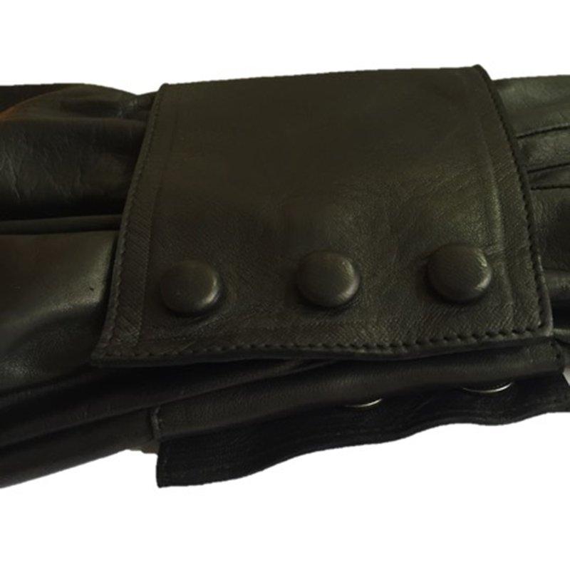 Klassische lange Lederhandschuhe für Damen – Belle Gauntlet
