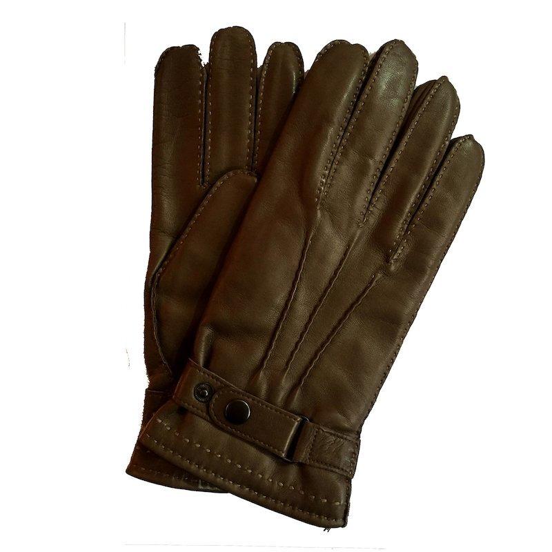 Mit Kaschmir gefütterte Lederhandschuhe für Herren-Hamilton