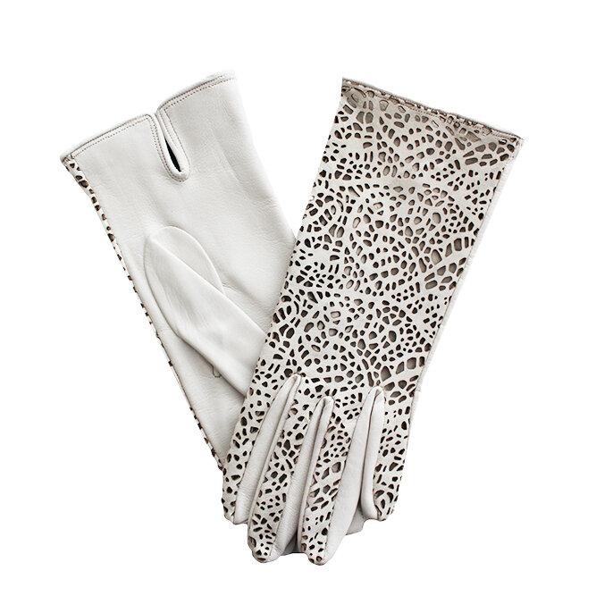 Ungefütterte Lederhandschuhe für Damen-Sienna