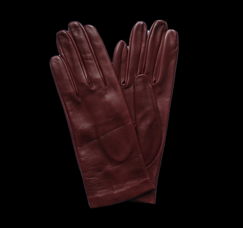 Damen-Lederhandschuhe mit Seidenfutter-Rebecca