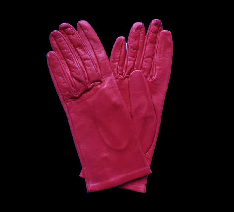 Damen-Lederhandschuhe mit Seidenfutter-Rebecca