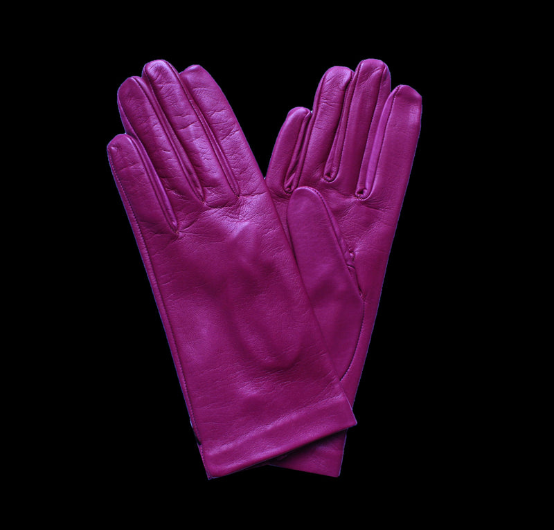 Damen-Lederhandschuhe mit Seidenfutter-Rebecca