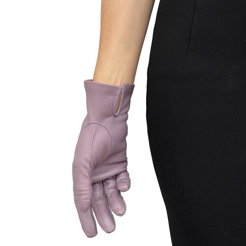 Damen-Lederhandschuhe mit Seidenfutter-Rebecca