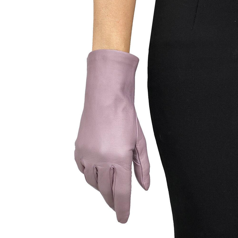 Damen-Lederhandschuhe mit Seidenfutter-Rebecca