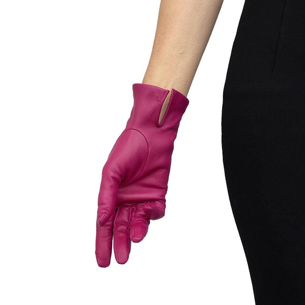 Damen-Lederhandschuhe mit Seidenfutter-Rebecca
