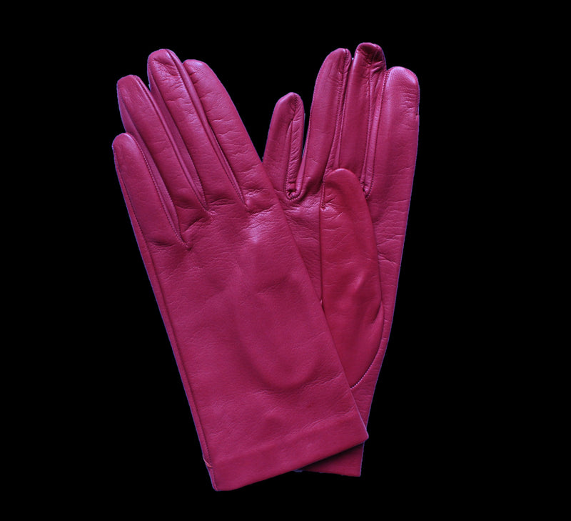 Damen-Lederhandschuhe mit Seidenfutter-Rebecca