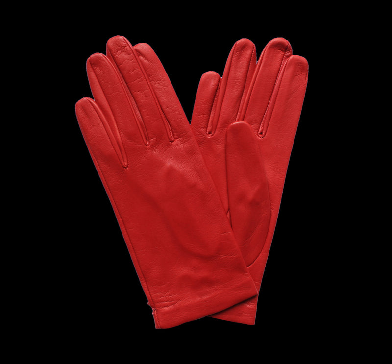 Damen-Lederhandschuhe mit Seidenfutter-Rebecca