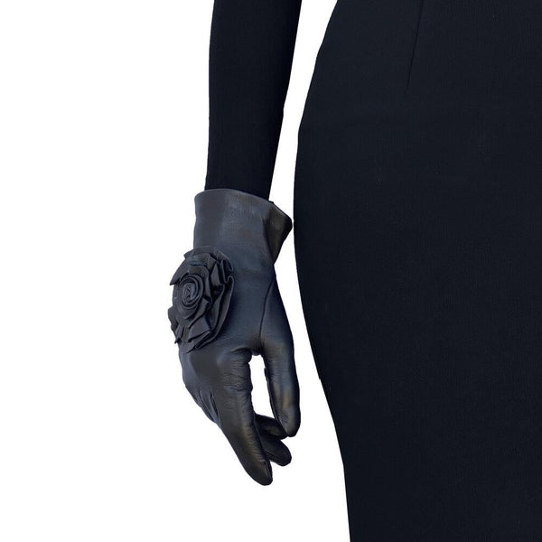 Handschuhe aus Rosenleder