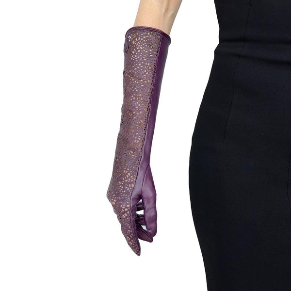 Opernhandschuhe aus langem Leder für Damen - Sienna 2