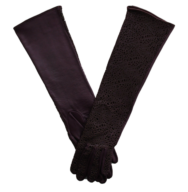 Opernhandschuhe aus langem Leder für Damen - Sienna 2
