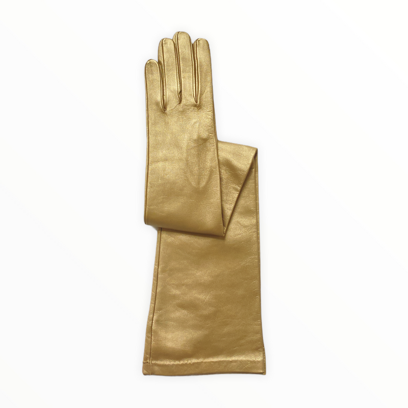 Damen-Opernhandschuhe-Montserrat Metallic 16bt