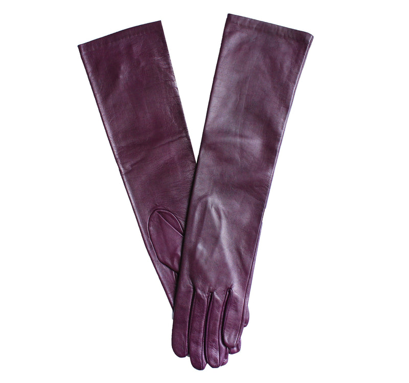 Halblange, ellbogenlange Lederhandschuhe für Damen-Montserrat 8BT
