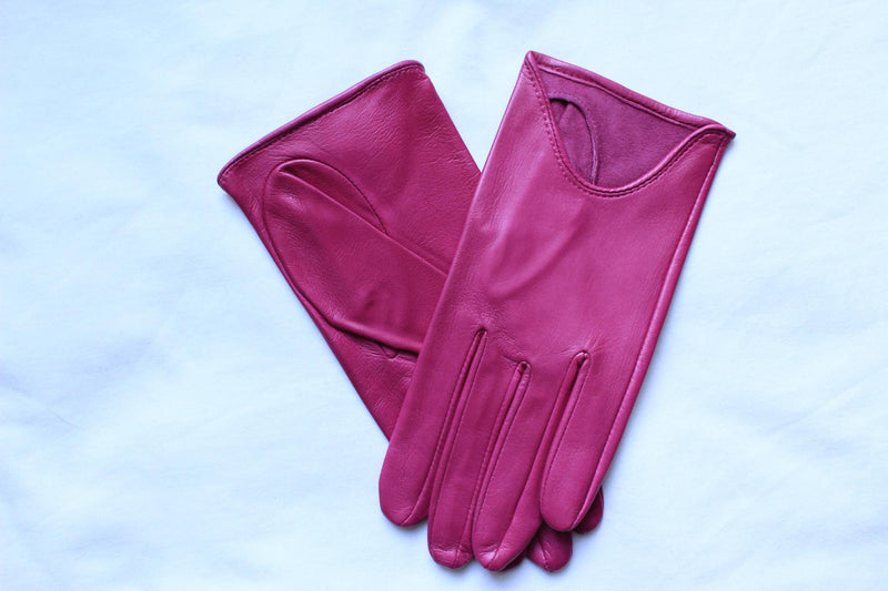 Klassische ungefütterte Lederhandschuhe für Damen-Stephanie