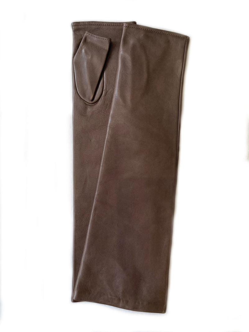 Opera Fingerlose Lederhandschuhe für Damen-Fergie 10BT