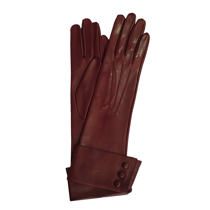 Klassische Damen-Lederhandschuhe mit Seidenfutter-Gwyneth