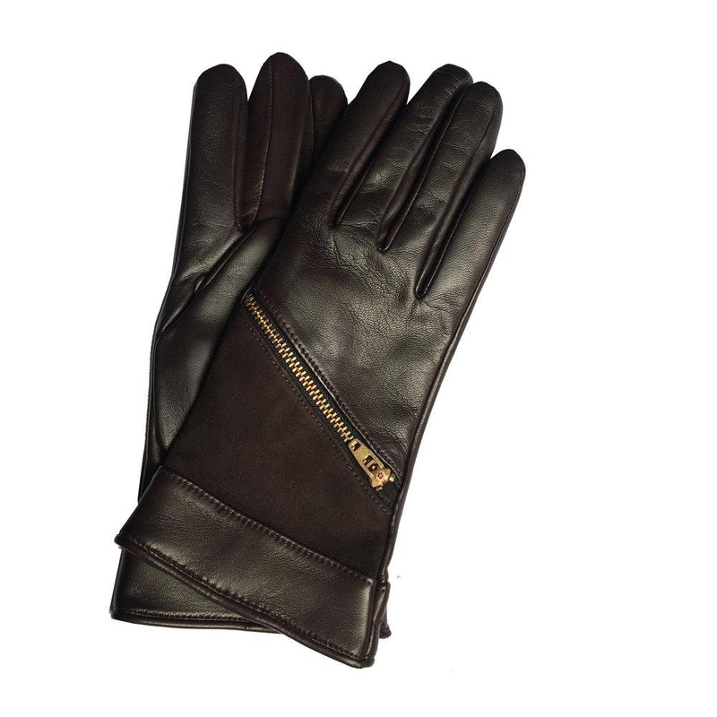 Damen-Swatch-Lederhandschuhe aus Wildleder mit Kaschmirfutter-Jacqueline 2