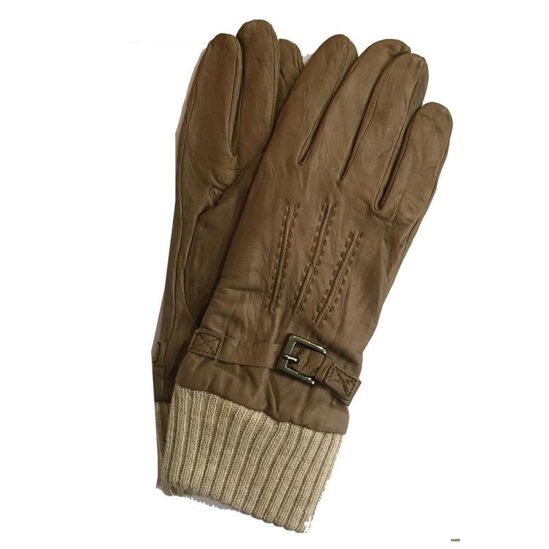 Handgefertigte Herrenhandschuhe aus Lammleder mit Kaschmirfutter und gestrickten Kaschmirbündchen-Fergus McF