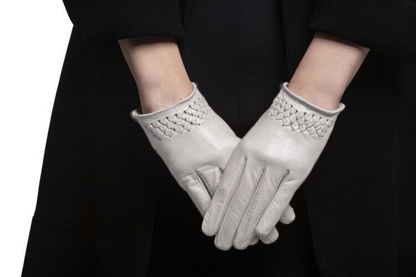 Klassische ungefütterte Lederhandschuhe für Damen-Raphaelle