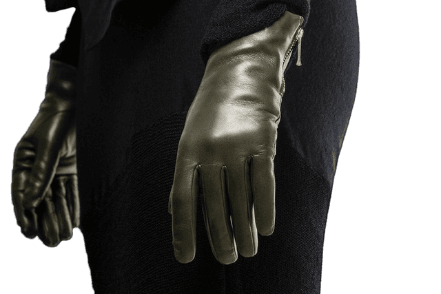 Damenhandschuhe aus Lammleder-Jacqueline Backzip