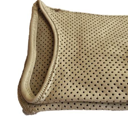 Sasha - Women's Unlined Perforated Leather Gloves