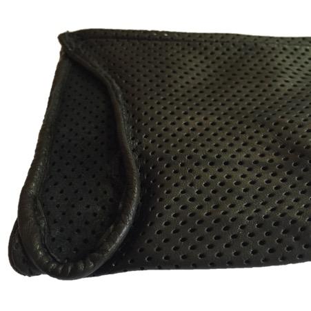 Sasha - Women's Unlined Perforated Leather Gloves
