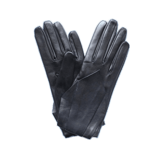 Klassische schwarze Lederhandschuhe aus Lammleder für Damen - Bonnie 3